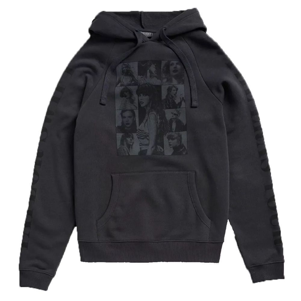 TAYLOR SWIFT THE ERAS INTERNATIONAL TOUR GREY PHOTO HOODIE